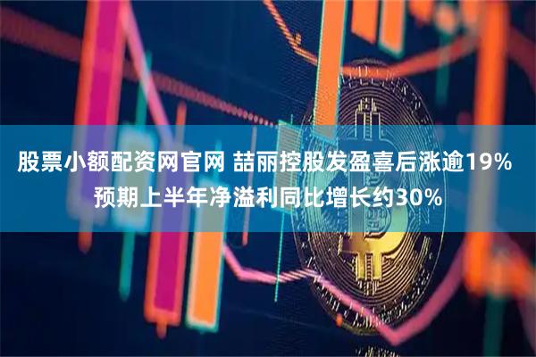 股票小额配资网官网 喆丽控股发盈喜后涨逾19% 预期上半年净溢利同比增长约30%